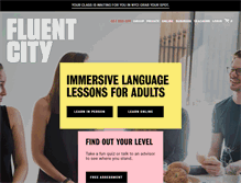 Tablet Screenshot of fluentcity.com